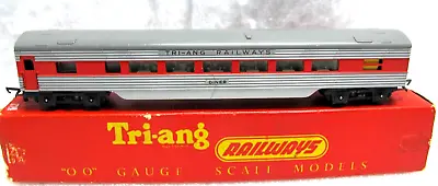 Triang R324 Diner / Buffet Car / Coach Red & Silver - OO Gauge - Boxed - (2770) • £9.25