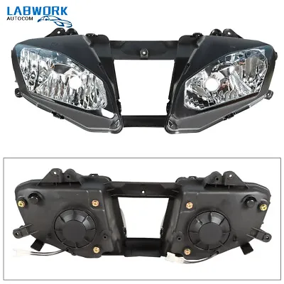 Front Headlight Headlamp Assembly Light Fit For Yamaha YZF R6 2006 2007 • $56.01