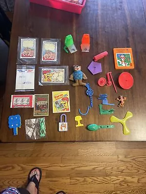 Vintage Cereal Box Toy Lot. Some Used & Some Unused Items • $15