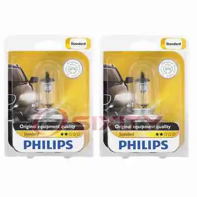 2 Pc Philips High Low Beam Headlight Bulbs For Mitsubishi Diamante Eclipse Pc • $17.15