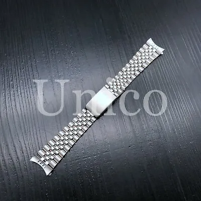 19mm Jubilee Watch Band Fits For Rolex 34mm Date Bracelet Top Quality Silver • $31.95