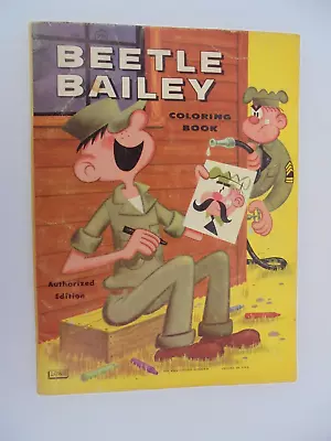 Vintage Beetle Bailey Coloring Book 1961 King Features Authorized Edition • $5.99