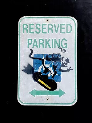 Banksy “Surfer Monkey ” Handicap Parking Street Sign -New York- 2000 • $399.99