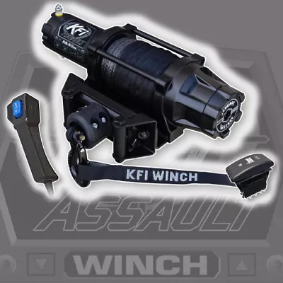 5000lb KFI Assault Wide Winch Kit--  Fits Models With OEM Mount UTV • $510