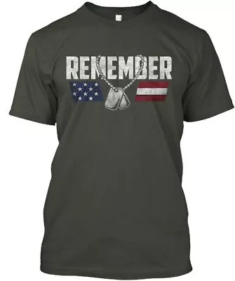 Memorial Day Remember - T-Shirt Made In The USA Size S To 5XL • $21.99