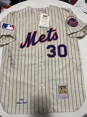 Mitchell & Ness 1969 New York Mets Nolan Ryan Jersey Sz 44 L World Series Gift • $350