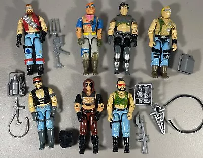 Vintage GI Joe Cobra Dreadnoks Figure Lot Zartan And More! Great Shape! • $109.99