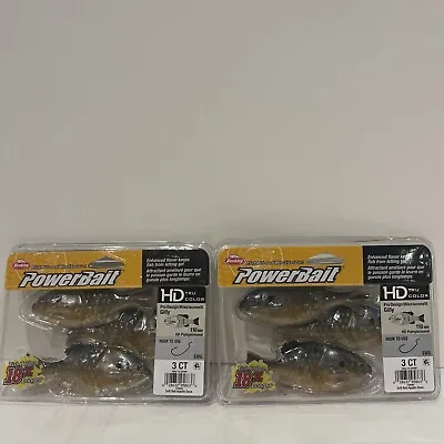 Berkley 110mm Powerbait Gilly Swimbait Mike Iaconelli HD Pumpkinseed 2 Packs • $14.99