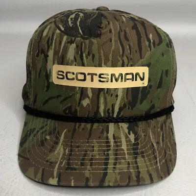 Vintage Camouflage Scotsman Hat Ice Machine Scottish Scott Logo Snapback Cobra • $9