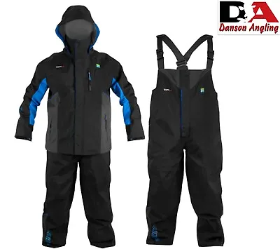 Preston New DFX Suit Waterproof Jacket & Bib & Brace Match Fishing Clothing • £219.50