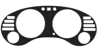 Carbon Fiber Gauge Cluster Bezel For 1995-1999 Mitsubishi Eclipse Manual MT • $29.95