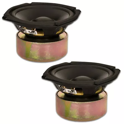 2 Goldwood Sound GW-205/4S Shielded 5.25  Woofers 130 Watts Each 4ohm Speakers • $31.99