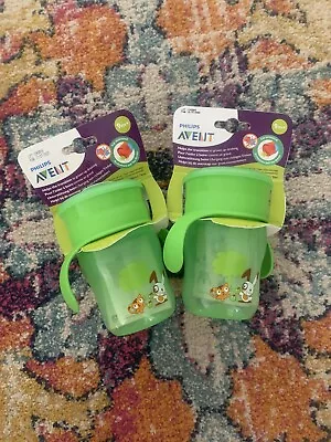 Philips Avent Grown Up Cup 9m+ 260mL X 2 BRAND NEW Baby Sippy Cups • $19.95