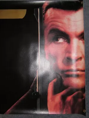 Rare SEAN CONNERY JAMES BOND 007 IS BACK Original 2x5' US Movie Vinyl Banner • $69.99