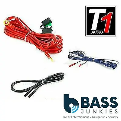 10 AWG 800 Watt Car Amplifier Amp Sub 10 Gauge Power Earth & Remote Wiring Kit • £7.99