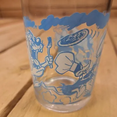 1974 Looney Tunes Taz Daffy Duck Porky & Petunia Pig Jelly Jar Juice Glass (B) • $9.95