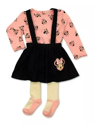 Minnie Mouse /Infants 3-6M/ 3 Piece Set / Top-Skirt-Tights • $9