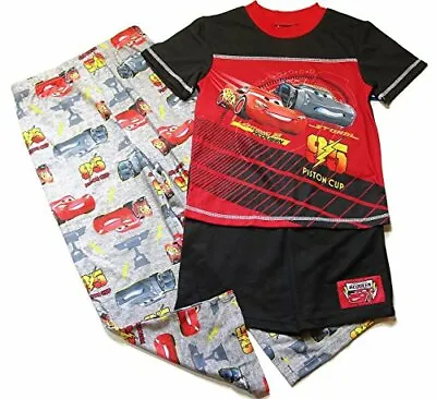 Disney Lightning McQueen And Storm 3-Piece Pajama Set - Size 8 • $39.95