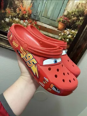 BRAND NEW Lightning McQueen Light Up Crocs 4M/W6 • $60