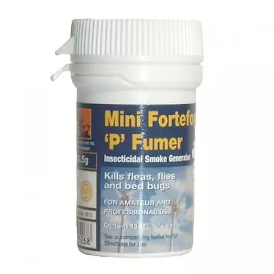 Fortefog P Fumer Insecticidal Smoke Generator Kills Insects/Mites/Spiders/Fleas • £11.95