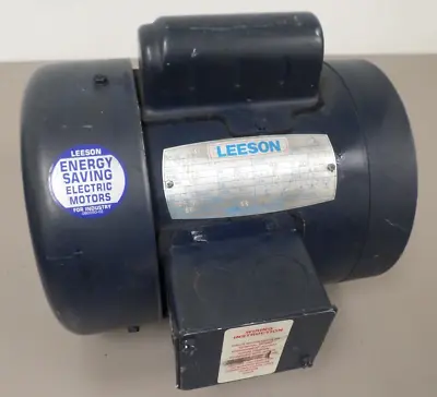 Leeson 110734.00 Electric Motor C6C17FK3G 1/2 HP Single Phase 1725 RPM • $98.95