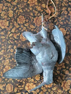 Antique Dead Game Bird Metal Sculpture Attrib. Paul Comolera (French 1818- 1887) • $295