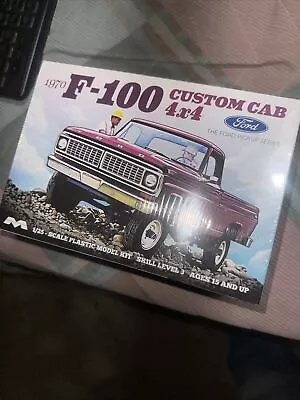 Moebius 1230 1970 F-100 Custom Cab 4x4 Model Kit • $15.20