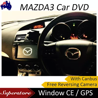 8  MAZDA 3 GPS CAR DVD Player With Canbus Free Camera Window CE Fit 2009-2013 • $321.77