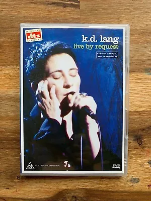 K. D. Lang - Live By Request (DVD) All Regions 5.1 Very Good Cond Free Ship • $8