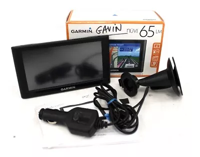 GARMIN Automotive 6  Nuvi 65LM Sat Nav Car GPS Boxed In Black - CA5 • £11.50