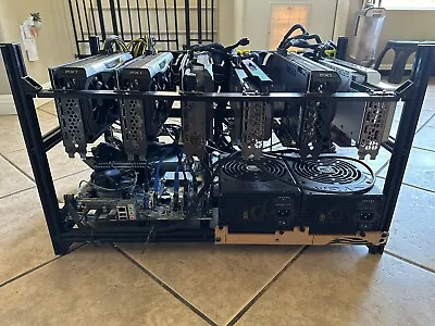 Complete 6 X NVIDIA RTX 3090 GPU Mining Rig • $6000