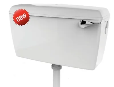 £42.96 • Buy Low Level Toilet SIDE ENTRY REPLACEMENT CISTERN White Complete WITH FITTINGS