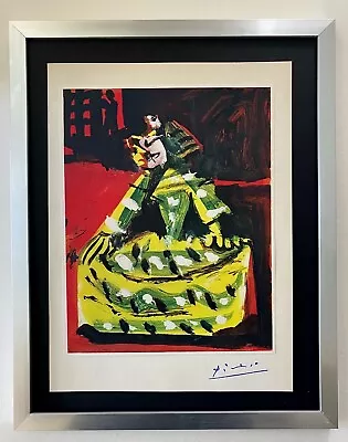 $129 • Buy Pablo Picasso+ Original 1969 + Signed + Hand Tipped Color Plate Maids Of Honor