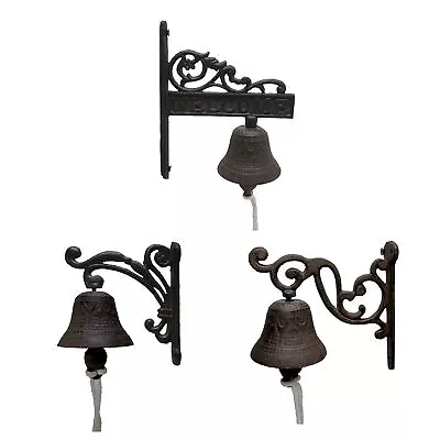 Dinner Bell Cast Iron Bell For Front Door Rustic Vintage Western Farmhouse Bells • $43.39