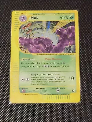2003 Muk H17/H32 Holo Rare - Pokemon Aquapolis - Vintage WOTC Ita • $20