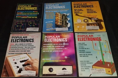 $31.99 • Buy Lot Of 12 Popular Electronics Magazines 1968  Vacuum Tubes Radio Transistors