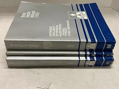 1988 Mitsubishi Montero Factory Dealer Service SHOP Repair Manual Set • $119.95