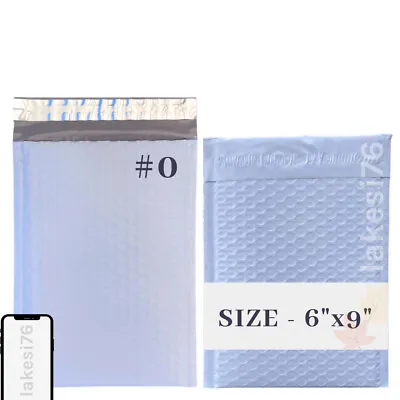 #0 Poly Bubble Mailers 6 X9  Self Seal Padded Envelopes 250/500/1000/1500PCS • $2.27