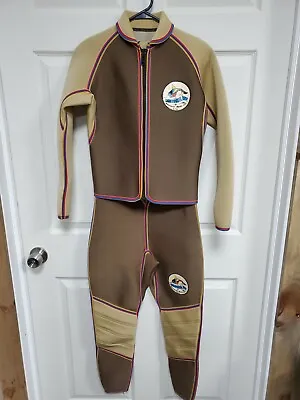 2 Pc. VINTAGE DOLPHIN BRAND SCUBA DIVER WET SUIT By Waterworks Marine Inc.(READ) • $129.99