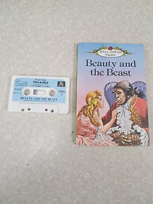 Pickwick Tell A Tale Beauty And The Beast Cassette With Ladybird Book 1980 • £20