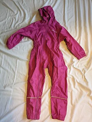 Peter Storm  Muddle Suit/ Waterproof Suit Pink Size 3-4 Years • £3.99