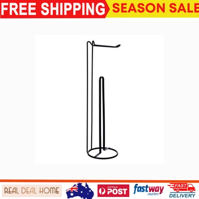 $13.12 • Buy Toilet Roll Holder Stand Oragniser Tissue Paper Wire Dispenser Stand Bathroom