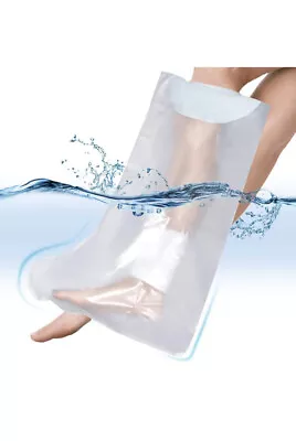 £15 • Buy Leg Waterproof Plaster Cast & Dressing Cover Protector Reusable Short Leg Size L