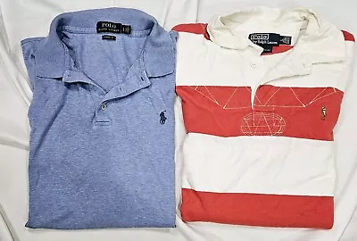 Lot 2 Polo Ralph Lauren Shirt Size L Mens • $25.99