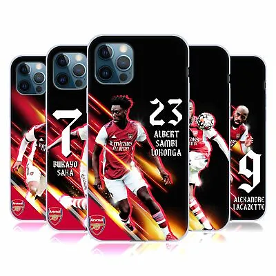 OFFICIAL ARSENAL FC 2021/22 FIRST TEAM SOFT GEL CASE FOR APPLE IPHONE PHONES • $32.95