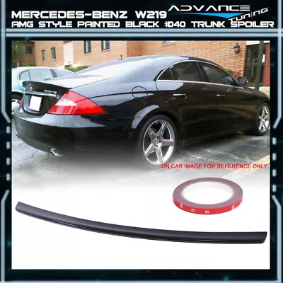 For 05-10 Benz CLS Class W219 4DR AMG Style Trunk Spoiler Painted #040 Black • $84.99