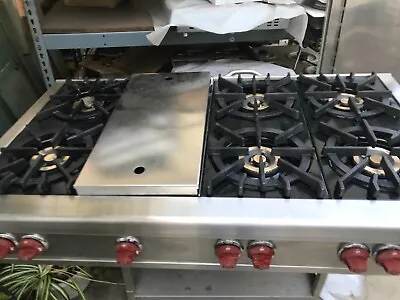 48  Wolf Stainless Rangetop 6+ Grill  In Los Angeles • $2300