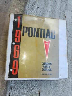 $140 • Buy 1969 Pontiac Original Chassis Parts Master Catalog