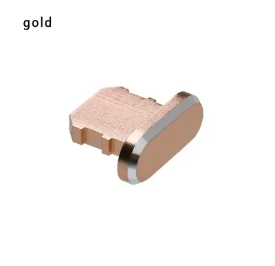 Gold Anti Dust Plug Charger Port Cap For Iphone 6 7 8 X XS 11 12 13 SE Pro Max • £1.79