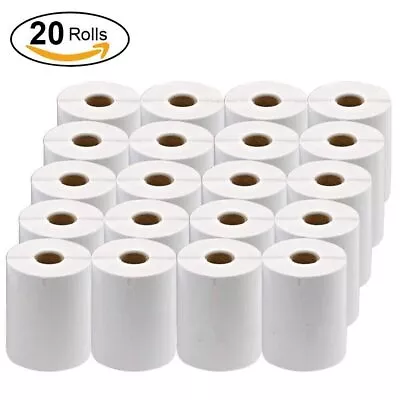 20 Rolls 4  X 6  Zebra 2844 Eltron ZP450 Direct Thermal Shipping Labels 250/roll • $49.85